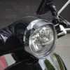 Koplamp Rand met Luifel - Vespa Primavera / Elettrica - Chroom / Mat- / Glans-zwart - Afbeelding 2