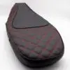 Original Buddyseat - Black / Red Checkered Pattern Stitching - Fits Sprint / Primavera - 1B004482000C2 - Image 2