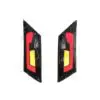 Power1 / Power One - LED Knipperlichten Achterzijde - Smoke - Piaggio Zip - 24PI507 - Afbeelding 2
