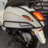 3D Vespa 4-Piece Sticker Set / Vespa Sprint - Black - Image 4