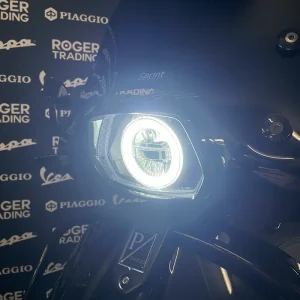 LED Angel Eye Vespa Sprint Koplamp - Euro5+ - Modellen vanaf 2024 - Plug and Play - Complete Unit