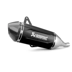 Akrapovič Slip-On Exhaust System - Vespa GTS - 125cc - Euro5+ - S-VE125SO4-HWSSBL