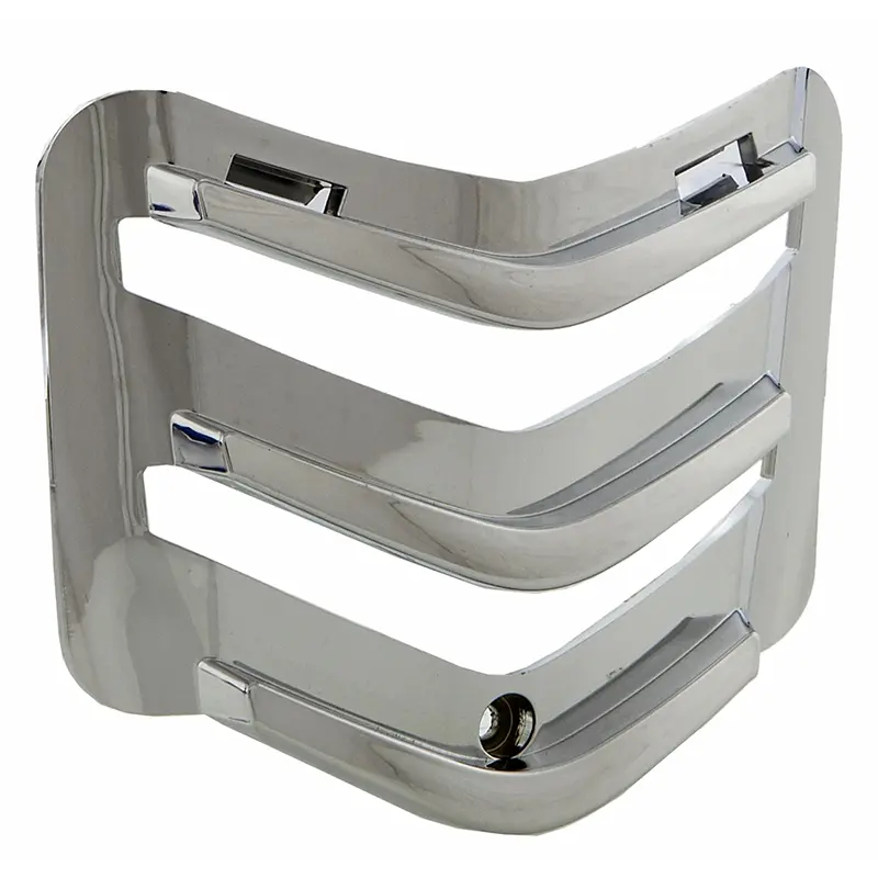 Original trim strips Grille Claxonneus - Vespa GTS models from 2014 onwards - Chrome / Black / Red - 1B000954