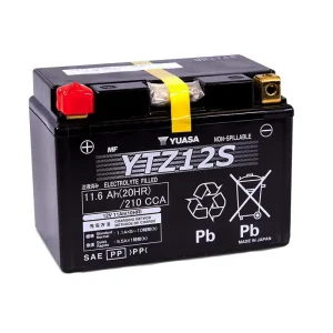 Batterie YTZ12S 12v-11Ah (inkl. Gelpack)