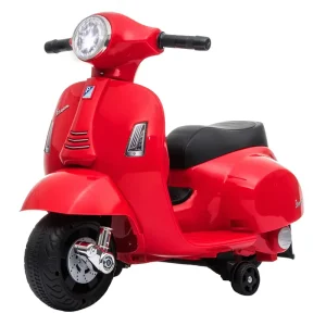 Kinder Vespa Elektrisch - 8.4V Li-Ion - Ab 18 Monate - Rot